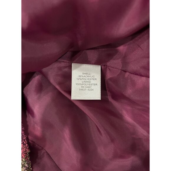 Christopher & Banks Petite Plaid Button Up Blazer Jacket Sz MP - Picture 6 of 9